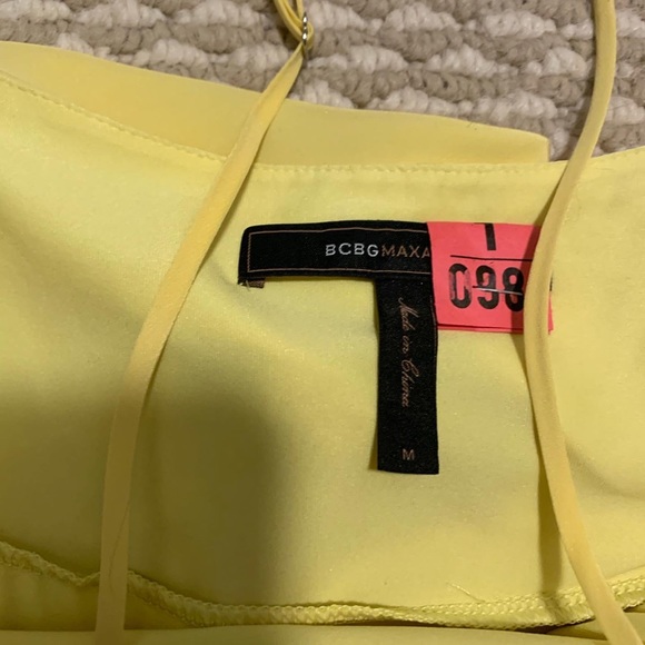 BCBG Yellow Ruffle Dress - Picture 2 of 2